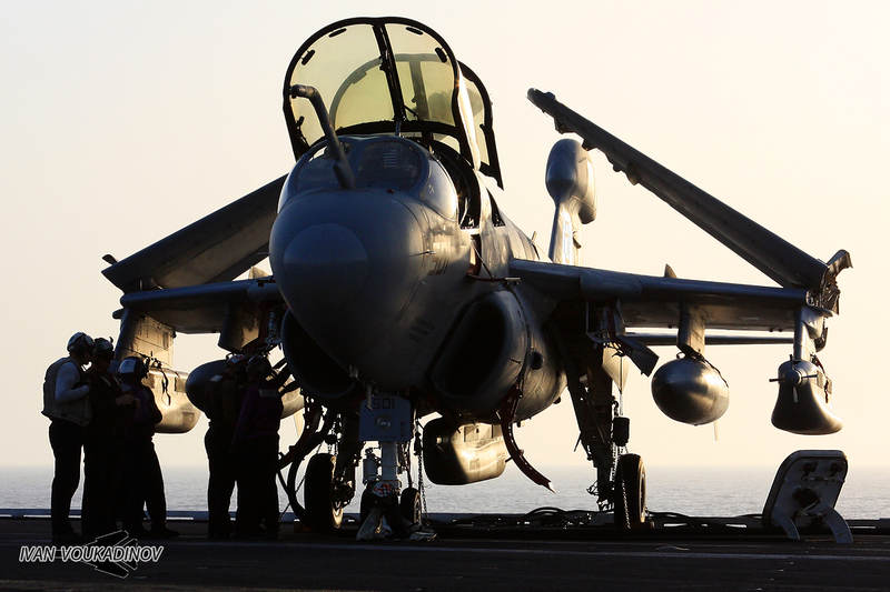 Illustration for article titled The EA-6B Prowler's Last Cruise Is Showcased In These Exclusive Photos